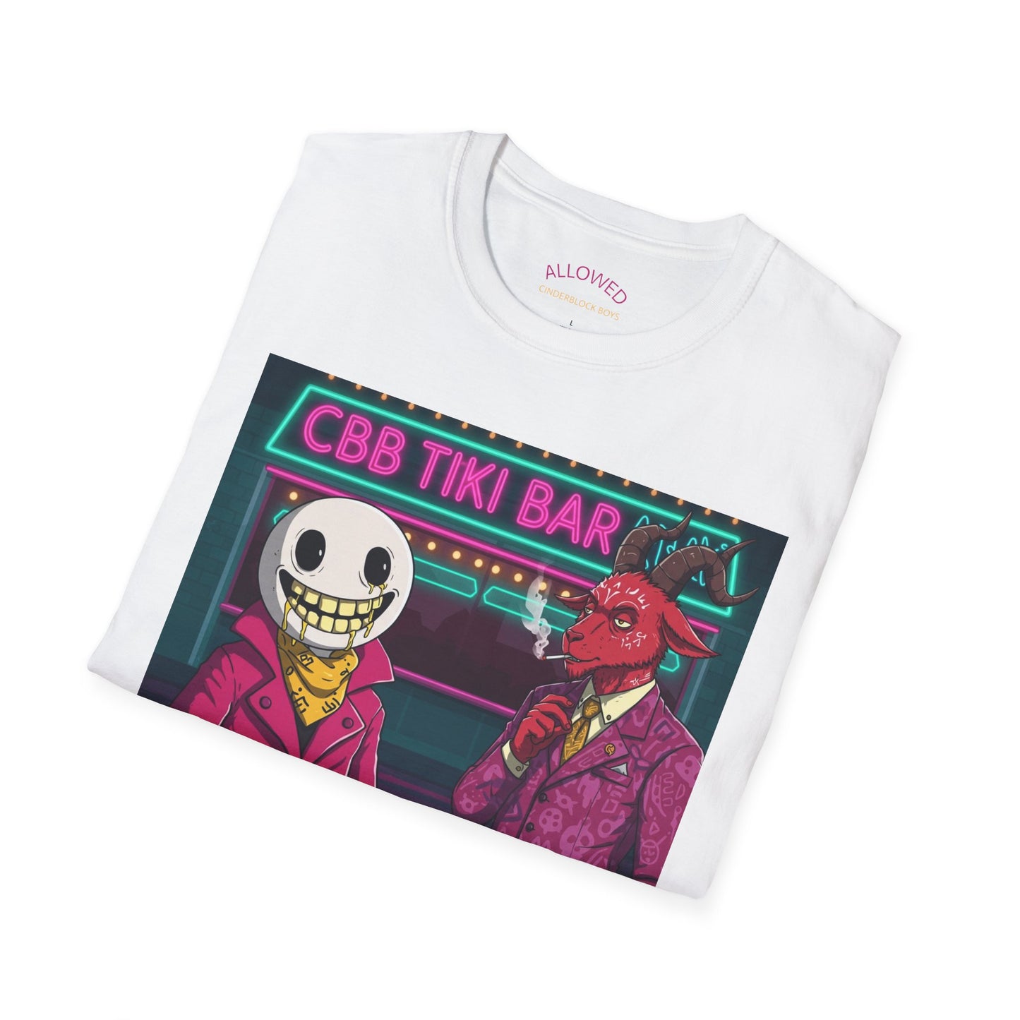 CBB Tiki Bar Graphic Unisex Softstyle T-Shirt