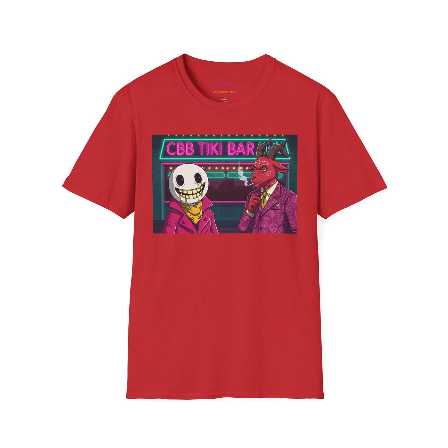 CBB Tiki Bar Graphic Unisex Softstyle T-Shirt