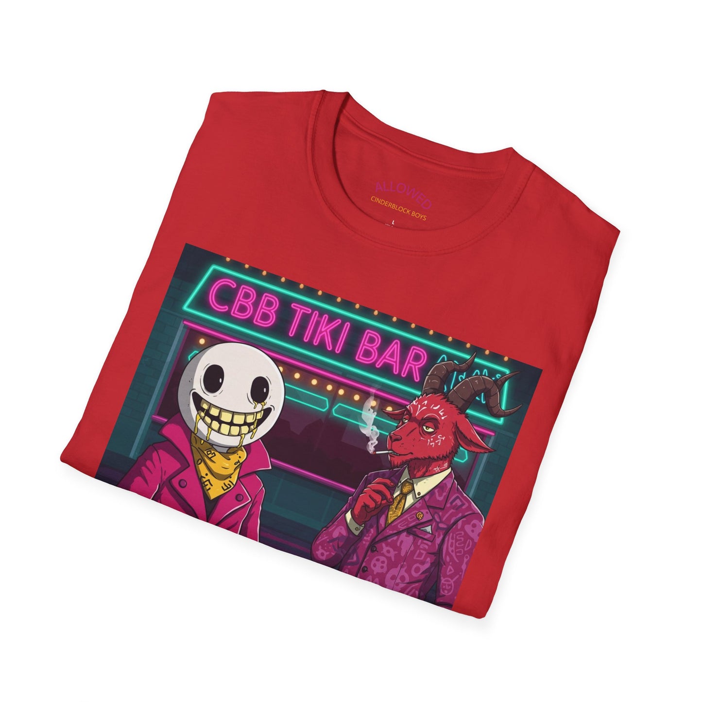 CBB Tiki Bar Graphic Unisex Softstyle T-Shirt