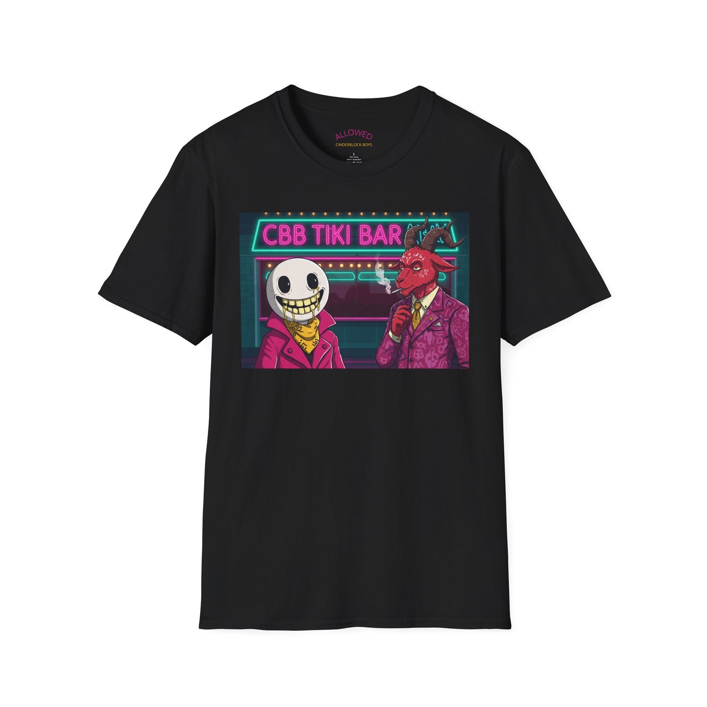 CBB Tiki Bar Graphic Unisex Softstyle T-Shirt