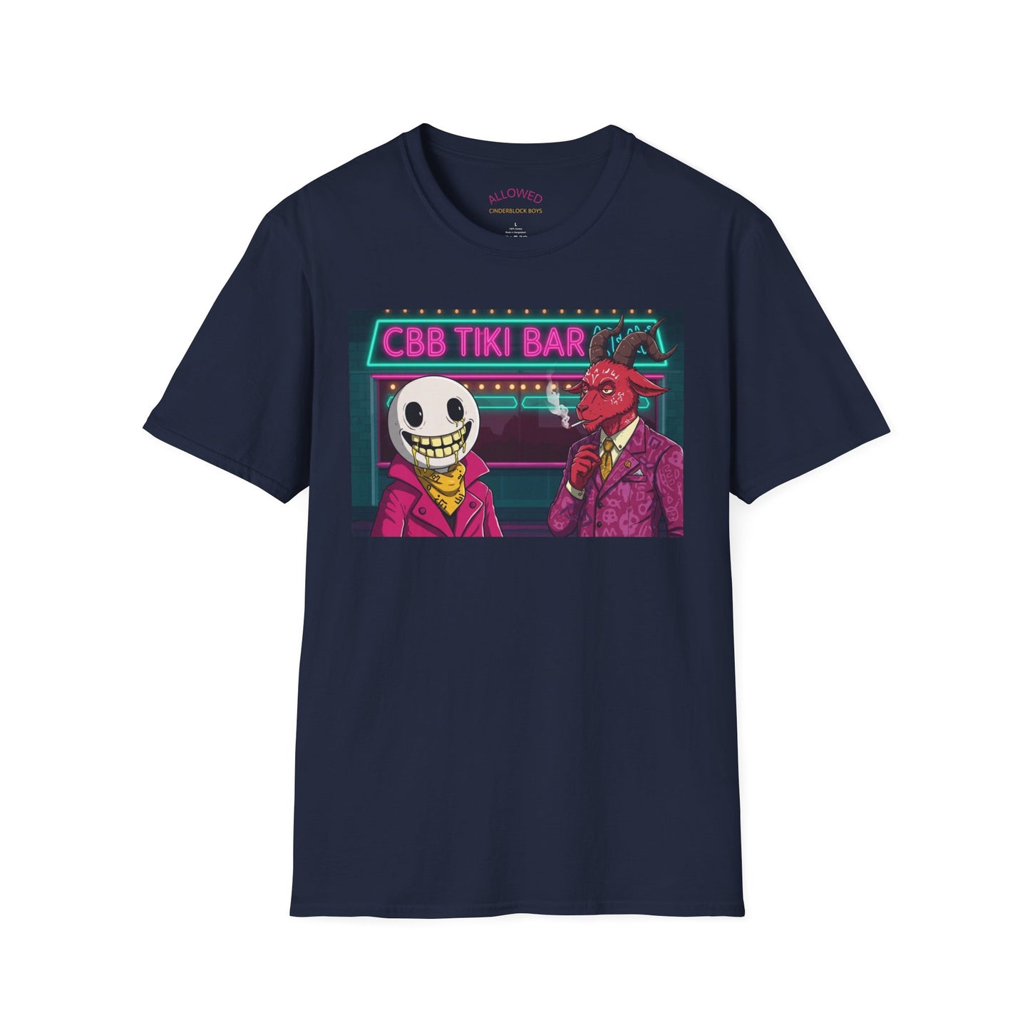 CBB Tiki Bar Graphic Unisex Softstyle T-Shirt