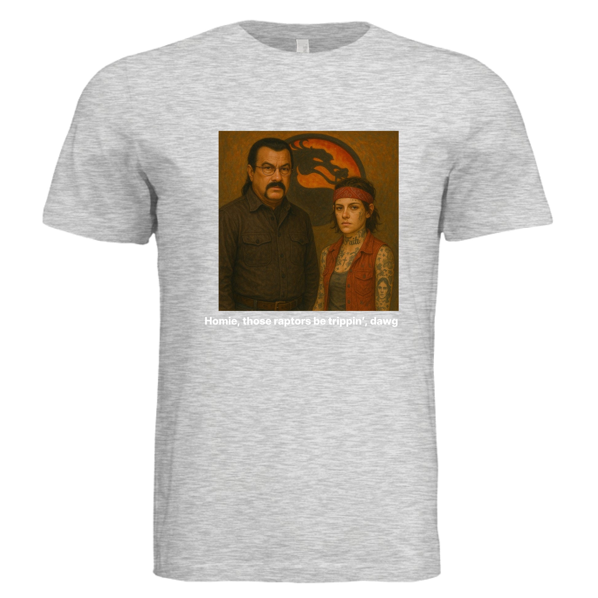 WHITE FLECK TRIBLD - FRONT