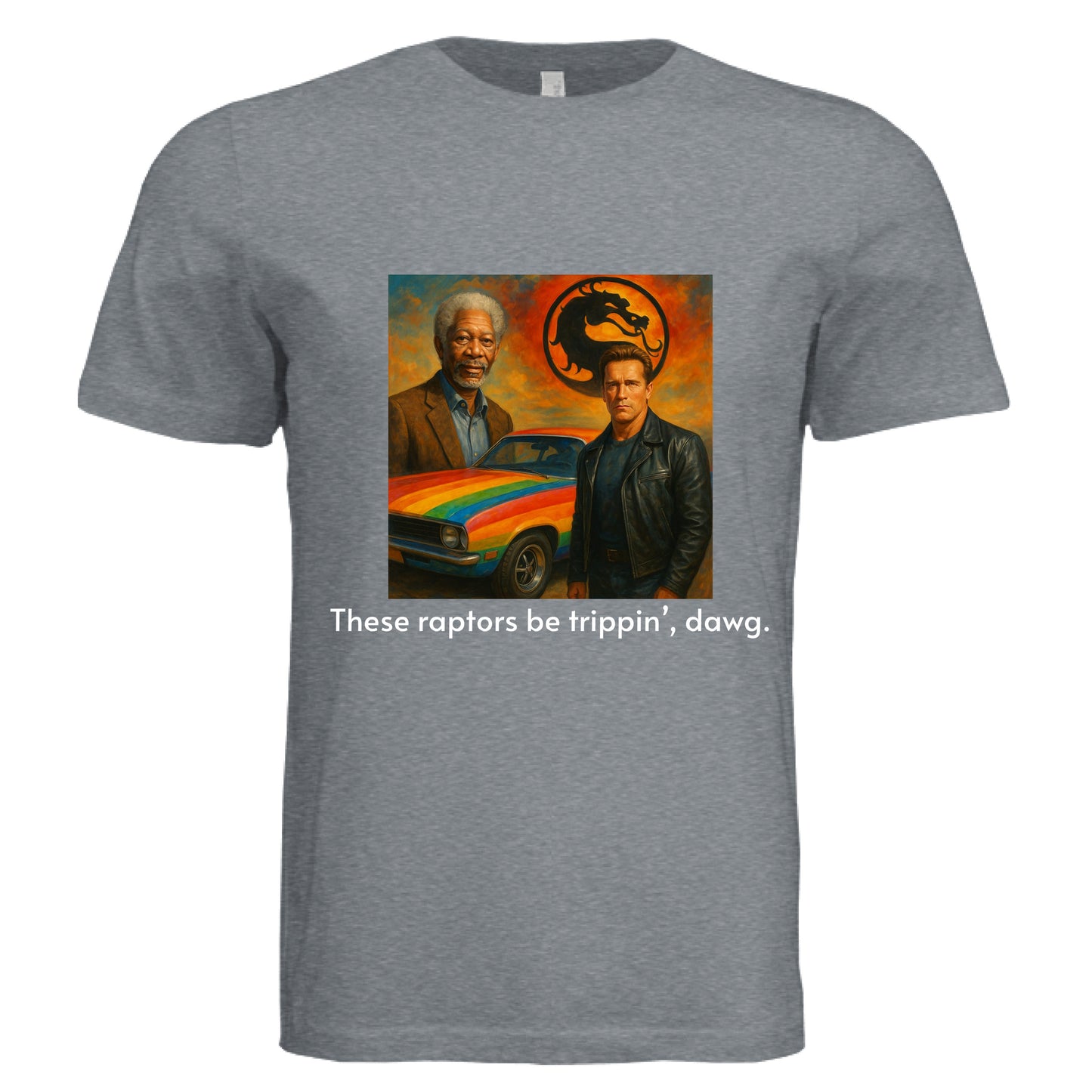 Solid Slate Triblend - FRONT